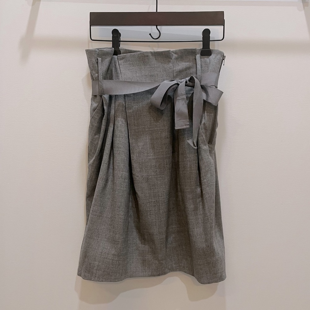 Talula Babaton Wool Pleated Skirt